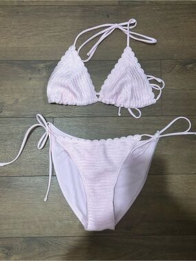 Pink bikini set